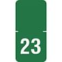Tabbies Compatible "23" Yearband Labels, 1" X 1/2" - Pkg of 250