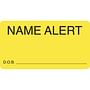 Attention/Alert Labels, NAME ALERT - Fl Chartreuse, 3-1/4" X 1-3/4" (Roll of 250)