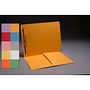 14pt Color Folders, Full Cut END TAB, Letter Size, 1/2 Pocket Inside Front, Fastener Pos #1 (Box of 50)