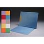 11pt Dark Blue Folders, Full Cut END TAB, Letter Size, Full Back Pocket, Fastener Pos #1 (Box of 50)