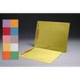 11pt Yellow Folders, Full Cut END TAB, Letter Size, Full Back Pocket, Fasteners Pos #1 & #3 (Box of 50)