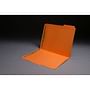11pt Orange Folders, 1/3 Cut TOP TAB - Assorted, Letter Size, Fastener Pos #1 and #3 (Box of 50)