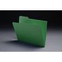 11pt Green Folders, 1/3 Cut TOP TAB - Assorted, Letter Size (Box of 100)