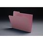 11pt Pink Folders, 1/3 Cut TOP TAB - Assorted, Letter Size (Box of 100)