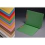 14pt Green Folders, Full Cut 2-Ply END TAB, Letter Size, Fastener Pos #1 & #3, 1-1/2" Expansion (Box of 50)