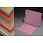 14pt Pink Folders, Full Cut 2-Ply END TAB, Letter Size, Fastener Pos #1 & #3, 1-1/2" Expansion (Box of 50)