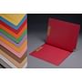 14pt Red Folders, Full Cut 2-Ply END TAB, Letter Size, Fastener Pos #1 & #3, 1-1/2" Expansion (Box of 50)