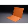 11pt Orange Folders, Full Cut Reinforced TOP TAB, Letter Size, Fastener Pos #1 and #3 (Box of 50)