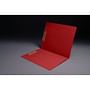 11pt Red Folders, Full Cut Reinforced TOP TAB, Letter Size, Fastener Pos #1 and #3 (Box of 50)