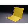 11pt Yellow Folders, Full Cut Reinforced TOP TAB, Letter Size, Fastener Pos #1 and #3 (Box of 50)