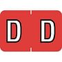 Barkley ABKM Compatible "D" Labels, Laminated Stock, 1" X 1-1/2" Individual Letters - Pack of 225