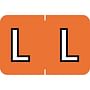 Barkley ABKM Compatible "L" Labels, Laminated Stock, 1" X 1-1/2" Individual Letters - Pack of 225