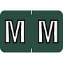 Barkley ABKM Compatible "M" Labels, Laminated Stock, 1" X 1-1/2" Individual Letters - Pack of 225