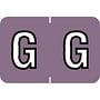 Barkley ABKM Compatible "G" Labels, Laminated Stock, 1" X 1-1/2" Individual Letters - Roll of 500