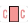 POS Compatible "C" Labels, Laminated Stock, 15/16" X 1-5/8" Individual Letters - Roll of 500