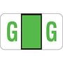 POS Compatible "G" Labels, Laminated Stock, 15/16" X 1-5/8" Individual Letters - Roll of 500
