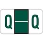 POS Compatible "Q" Labels, Laminated Stock, 15/16" X 1-5/8" Individual Letters - Roll of 500