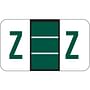 POS Compatible "Z" Labels, Laminated Stock, 15/16" X 1-5/8" Individual Letters - Roll of 500