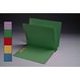 14pt Green Classification Folders, Full Cut END TAB, Letter Size, 1 Divider (Box of 25)