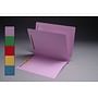 14pt Lavender Classification Folders, Full Cut END TAB, Letter Size, 1 Divider (Box of 25)