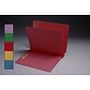 14pt Red Classification Folders, Full Cut END TAB, Letter Size, 1 Divider (Box of 25)