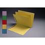 14pt Yellow Classification Folders, Full Cut END TAB, Letter Size, 2 Divider (Box of 15)