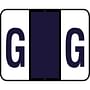 Tab Compatible "G" Labels, Vinyl Kimdura Stock, 1" X 1.25" Individual Letters - Roll of 500