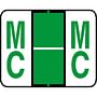 Tab Compatible "Mc" Labels, Vinyl Kimdura Stock, 1" X 1.25" Individual Letters - Roll of 500