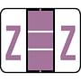 Tab Compatible "Z" Labels, Vinyl Kimdura Stock, 1" X 1.25" Individual Letters - Roll of 500