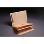 11pt Manila Folders, Full Cut END TAB, Letter Size, 2 Pocket Style Dividers Installed (Box of 25)
