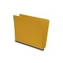 Yellow Type III Pressboard Folders, Full Cut END TAB, Letter Size, 2" Exp. (Box of 25)