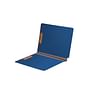 Royal Blue Type III Pressboard Folders, Full Cut END TAB, Letter Size, 2" Exp., Fastener Pos #1 & #3 (Box of 25)
