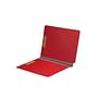 Deep Red Type III Pressboard Folders, Full Cut END TAB, Letter Size, 2" Exp., Fastener Pos #1 & #3 (Box of 25)