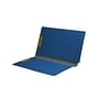Royal Blue Type III Pressboard Folders, Full Cut END TAB, Legal Size, 2" Exp., Fastener Pos #1 & #3 (Box of 25)