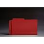 Red TOP TAB Case Binders, Legal Size, 1/2 Cut Assorted Tabs (Box of 50)