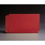 Red END TAB Case Binders, Letter Size, Full Cut Tabs (Box of 50)