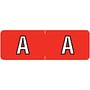 Barkley ABAM Compatible Mini "A" Labels, Laminated Stock, 1/2" X 1-1/2" Individual Letters - Roll of 500