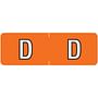 Barkley ABAM Compatible Mini "D" Labels, Laminated Stock, 1/2" X 1-1/2" Individual Letters - Roll of 500