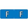 Barkley ABAM Compatible Mini "F" Labels, Laminated Stock, 1/2" X 1-1/2" Individual Letters - Roll of 500