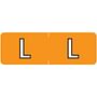 Barkley ABAM Compatible Mini "L" Labels, Laminated Stock, 1/2" X 1-1/2" Individual Letters - Roll of 500
