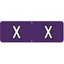 Barkley ABAM Compatible Mini "X" Labels, Laminated Stock, 1/2" X 1-1/2" Individual Letters - Roll of 500