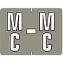 Data File Compatible "Mc" Labels, Laminated Stock, 15/16" X 1-1/4" Individual Letters - Roll of 500