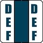 POS Compatible Random "DEF" Labels, Laminated Stock, 1-1/2" X 1-1/2" Individual Letters - Roll of 500