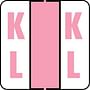 POS Compatible Random "KL" Labels, Laminated Stock, 1-1/2" X 1-1/2" Individual Letters - Roll of 500
