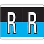 Kardex Compatible "R" Labels, Laminated Stock, 1-1/4" X 1-19/32" Individual Letters - Roll of 500