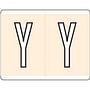 Kardex Compatible "Y" Labels, Laminated Stock, 1-1/4" X 1-19/32" Individual Letters - Roll of 500