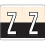 Kardex Compatible "Z" Labels, Laminated Stock, 1-1/4" X 1-19/32" Individual Letters - Roll of 500