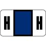 Safeguard Compatible "H" Labels, Laminated Stock, 15/16" X 1-5/8" Individual Letters - Roll of 500