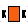 Safeguard Compatible "K" Labels, Laminated Stock, 15/16" X 1-5/8" Individual Letters - Roll of 500