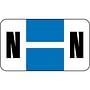 Safeguard Compatible "N" Labels, Laminated Stock, 15/16" X 1-5/8" Individual Letters - Roll of 500